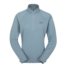 Load image into Gallery viewer, Rab Women's Sonic Long Sleeve Half Zip Technical Top (Citadel)