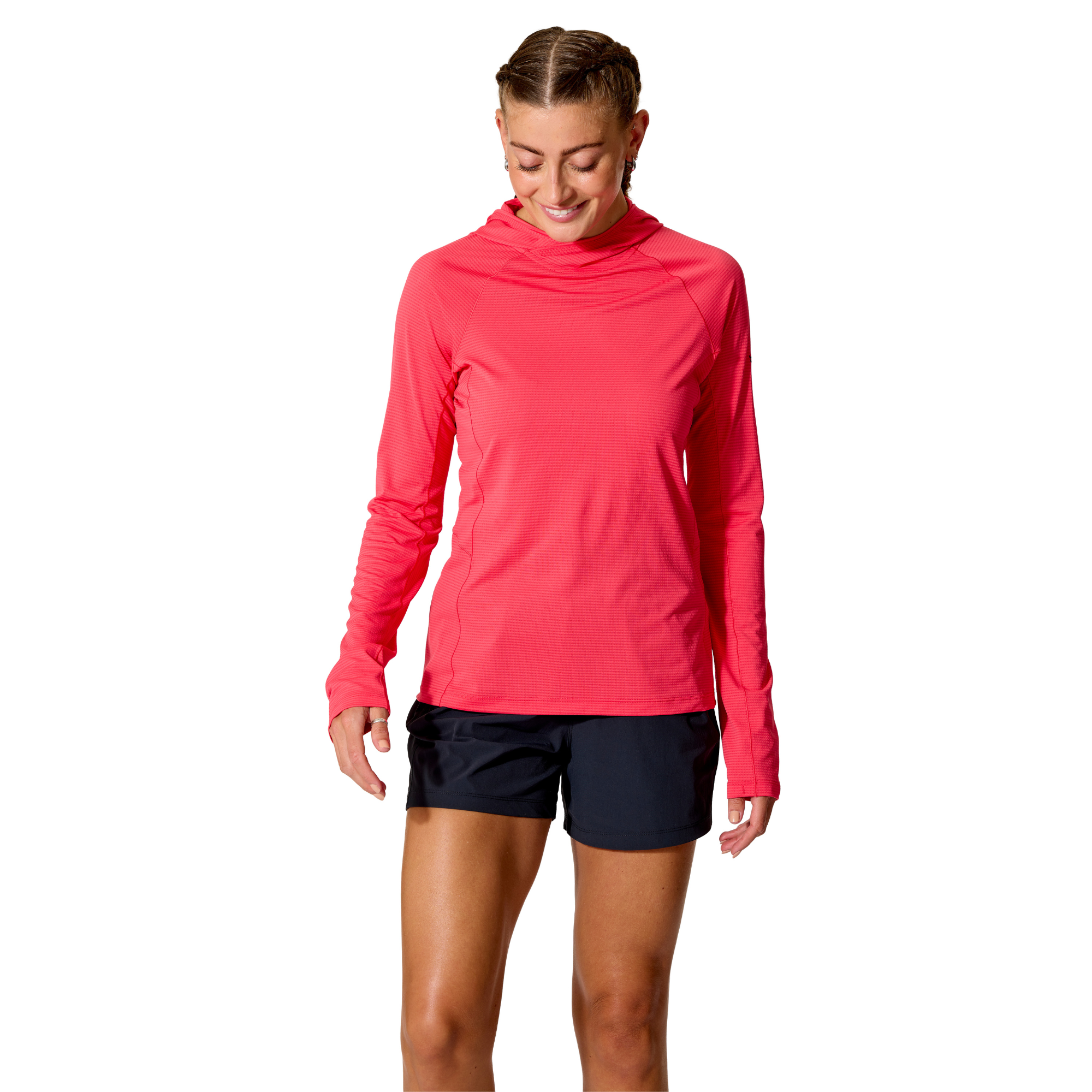 Rab Women's Sonic Technical Hoodie (Hibiscus)
