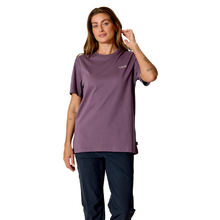 Load image into Gallery viewer, Rab Women's Stance Cirque Organic Cotton Short Sleeve Tee (Dark Iris)