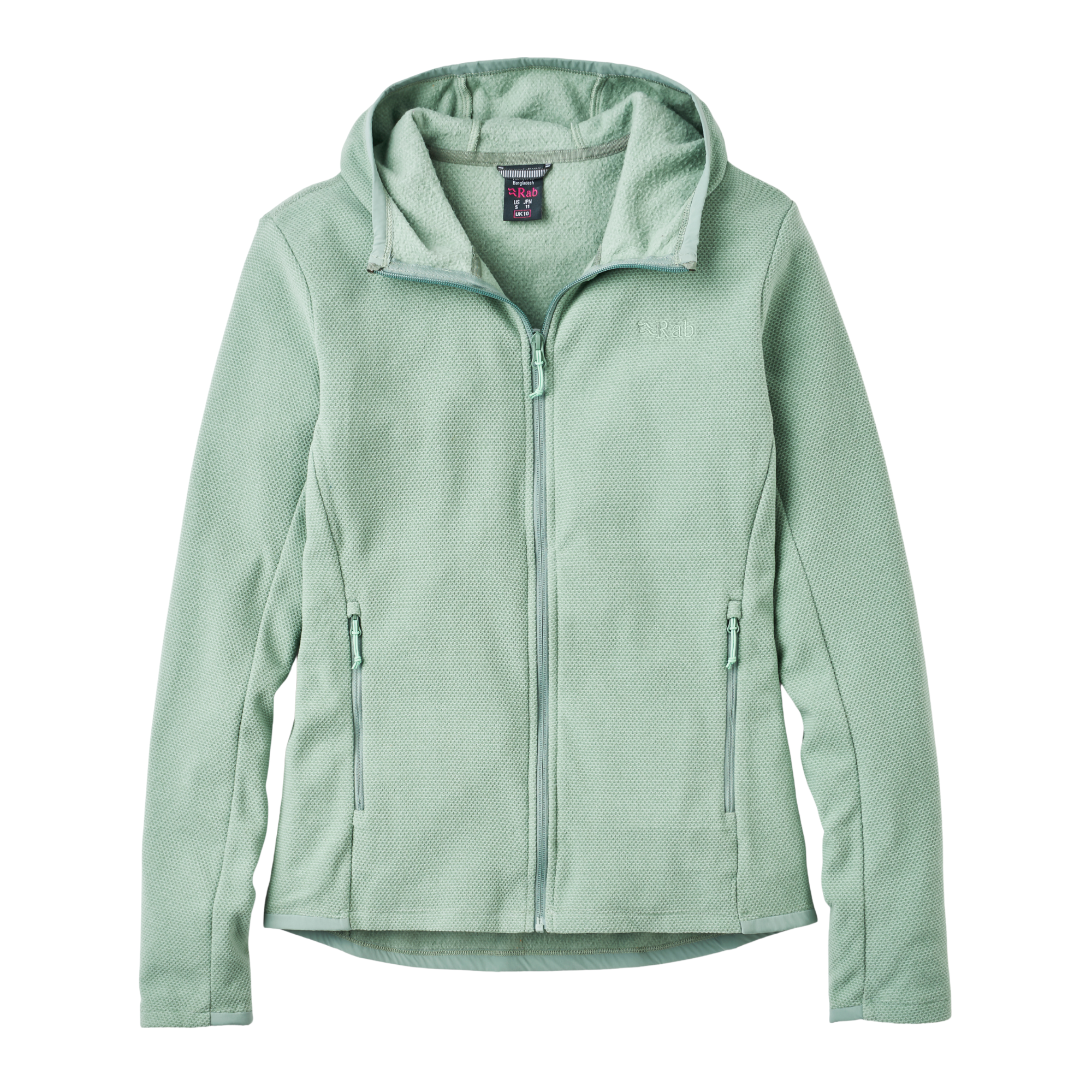 Rab Women's Stavel Hooded Full Zip Fleece (Dark Fig Green)