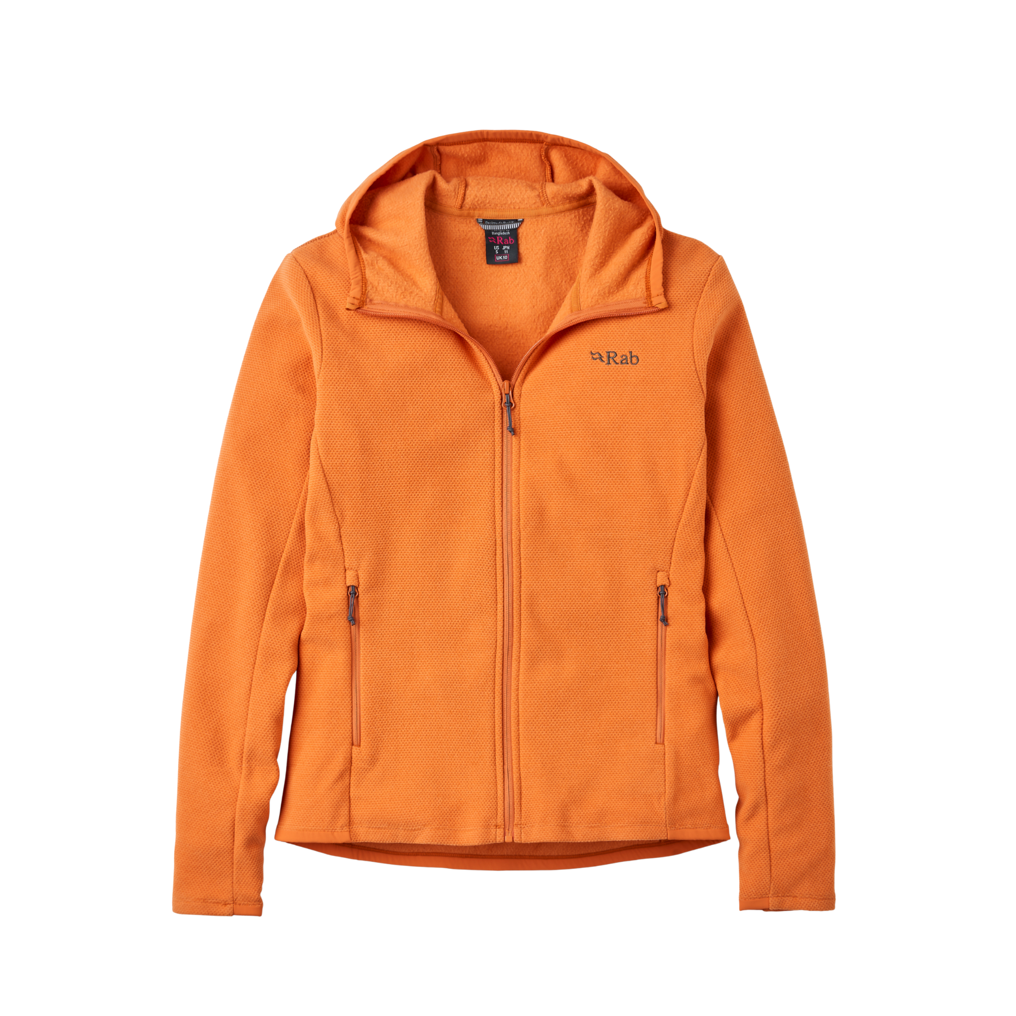 Rab Women's Stavel Hooded Full Zip Fleece (Dark Melba)