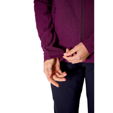Load image into Gallery viewer, Rab Women's Stavel Hooded Full Zip Fleece (Mulberry)