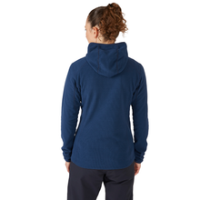 Load image into Gallery viewer, Rab Women's Tecton Full Zip Hooded Fleece (Deep Ink)