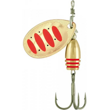 Load image into Gallery viewer, Rapture Windex Helix Spinning Metal Lure (Size 2/4.5g)(Gold/Red)