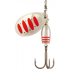 Load image into Gallery viewer, Rapture Windex Helix Spinning Metal Lure (Size 2/4.5g)(Silver/Red)