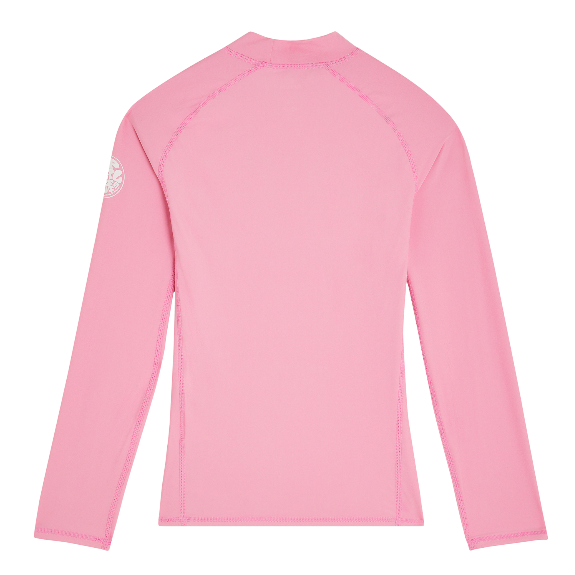 Rip Curl Junior Classic Surf UPF50 Long Sleeve Rash Vest (Begonia Pink)(Sizes UK8-16)