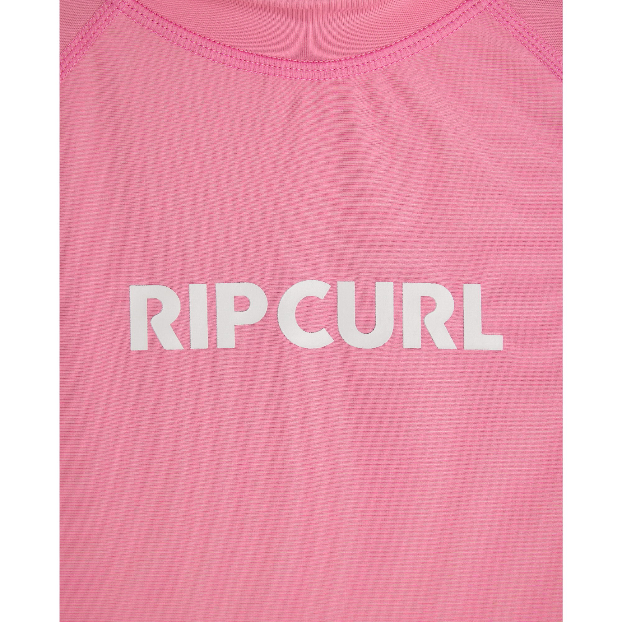 Rip Curl Junior Classic Surf UPF50 Long Sleeve Rash Vest (Begonia Pink)(Sizes UK8-16)