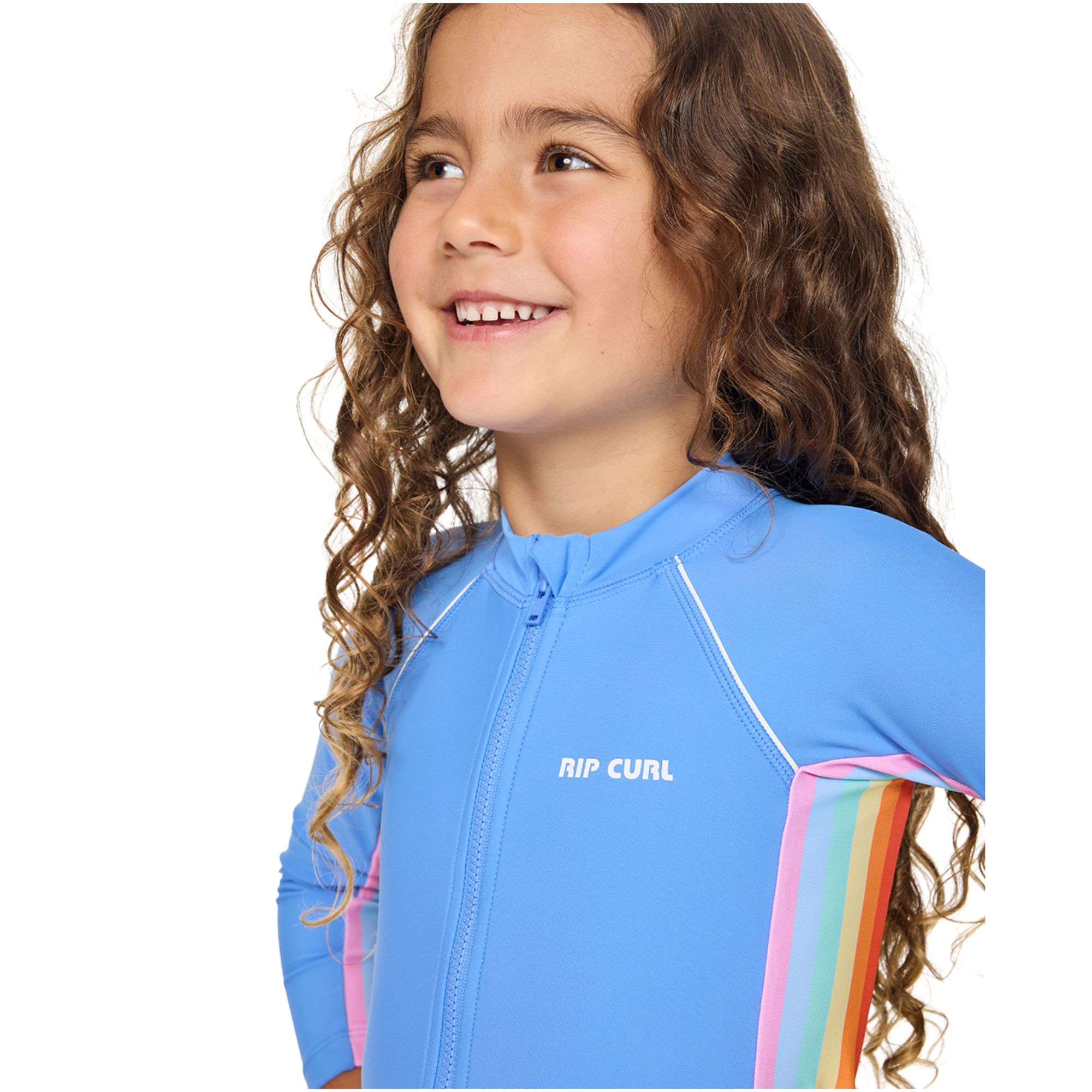 Rip Curl Kids Sun Revival UPF50 Long Sleeve Springsuit (Cornflower Blue)(Ages 1-8)