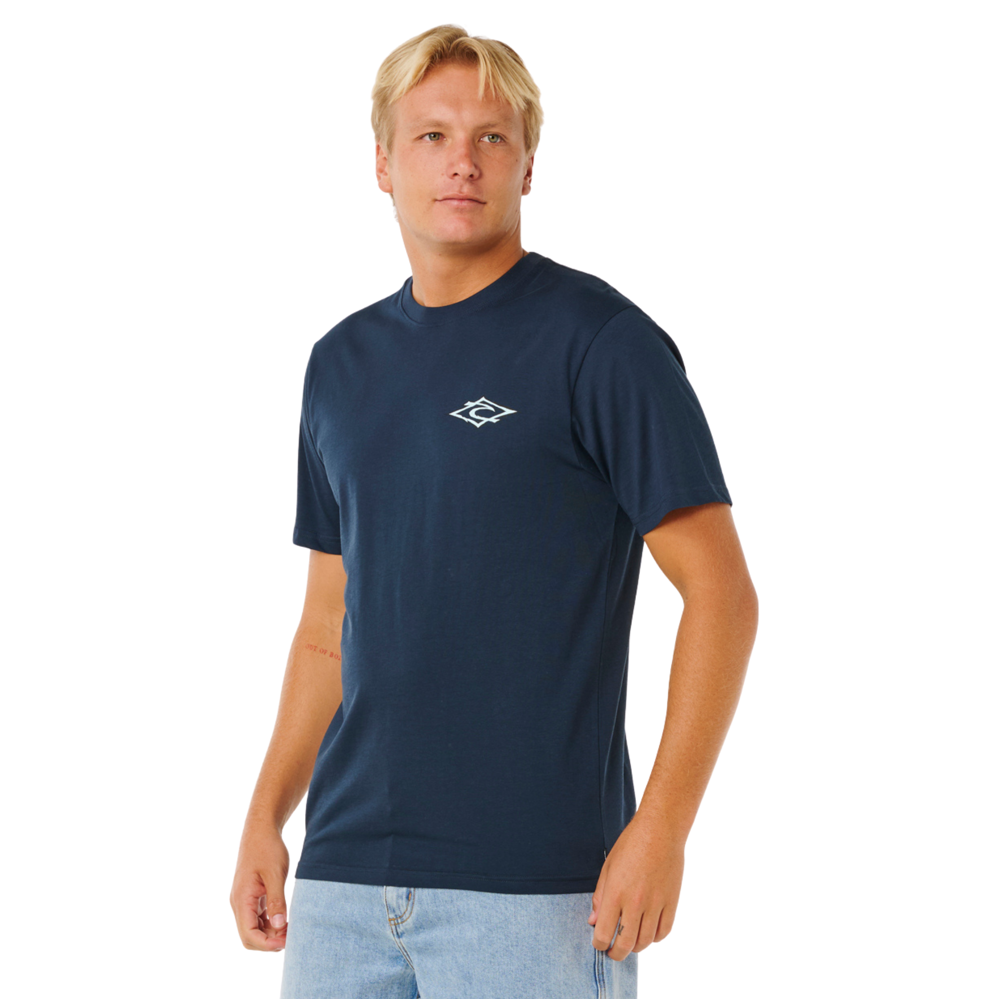 Rip Curl Men's Hazey Days Short Sleeve Tee (Dark Navy)