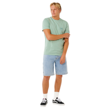 Load image into Gallery viewer, Rip Curl Men's Staple Short Sleeve Tee (Aloe)
