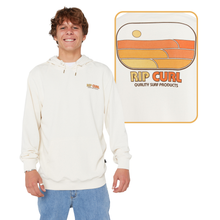 Load image into Gallery viewer, Rip Curl Men's Surf Revival Line Up Fleece Hoody (Bone)
