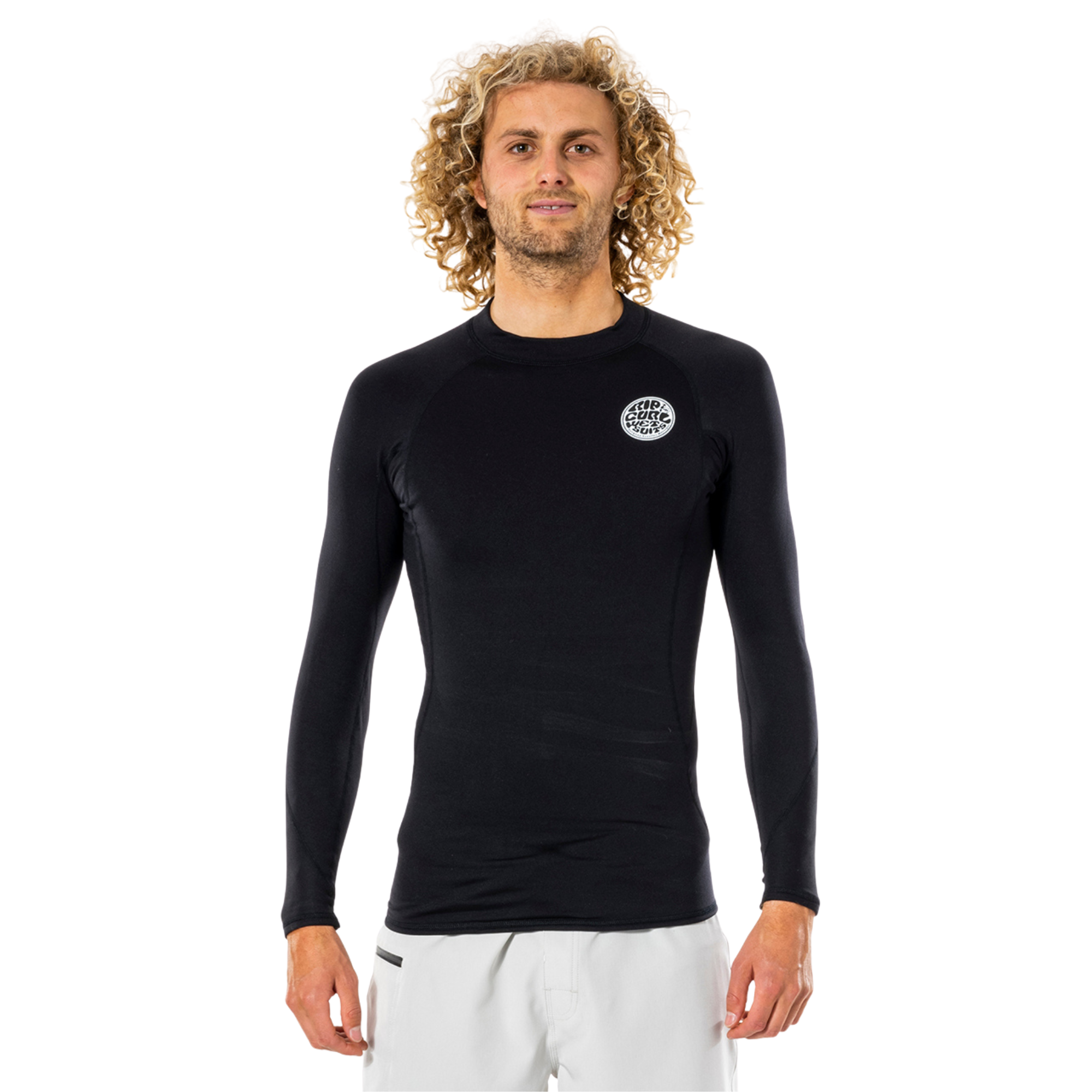Rip Curl Men's Thermopro Long Sleeve Rash Vest (Black)