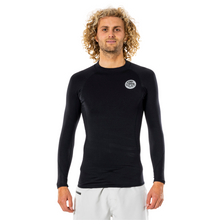 Load image into Gallery viewer, Rip Curl Men's Thermopro Long Sleeve Rash Vest (Black)