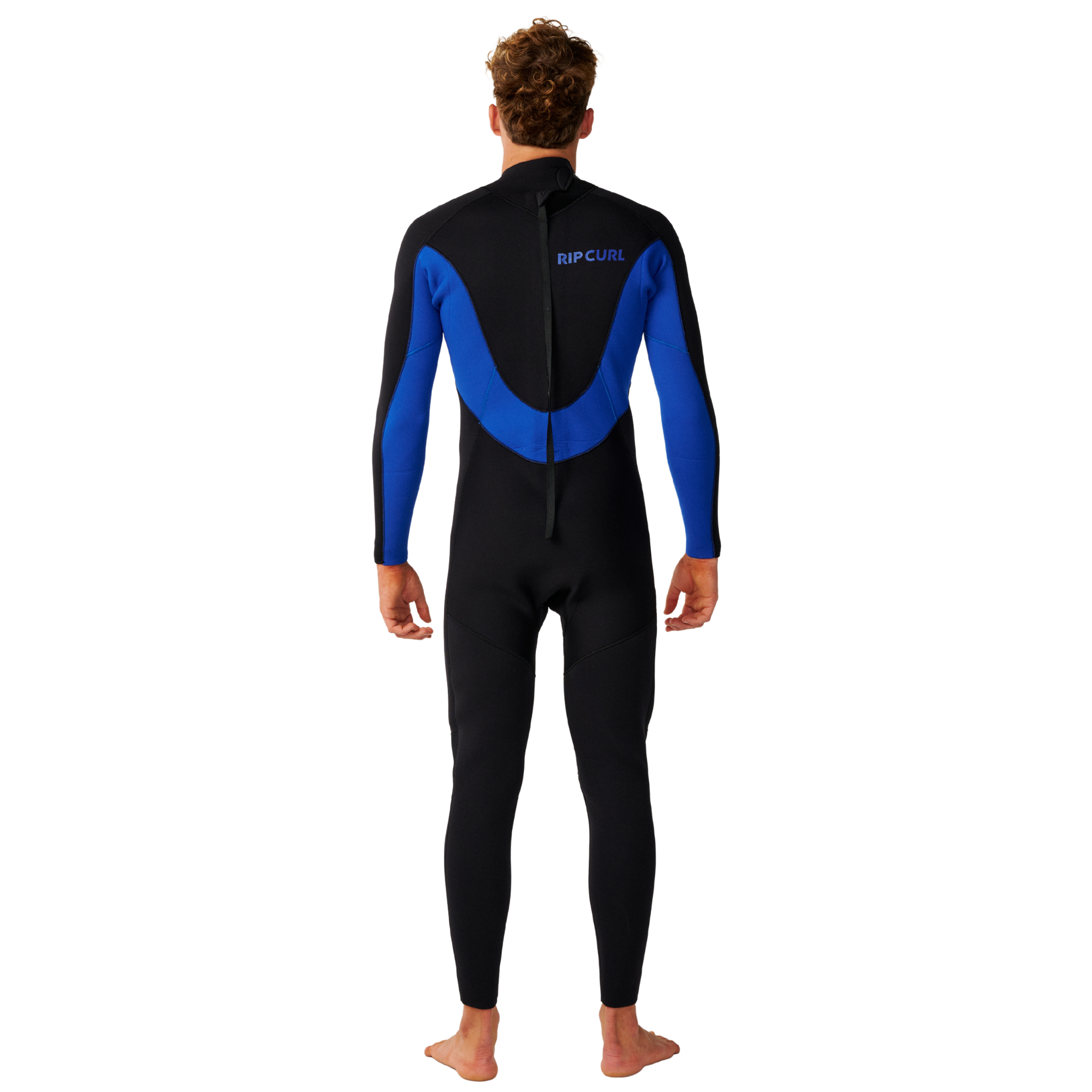 Rip Curl Men's Trad Back Zip 5mm 4mm Steamer Wetsuit Blue 70 18QMFS