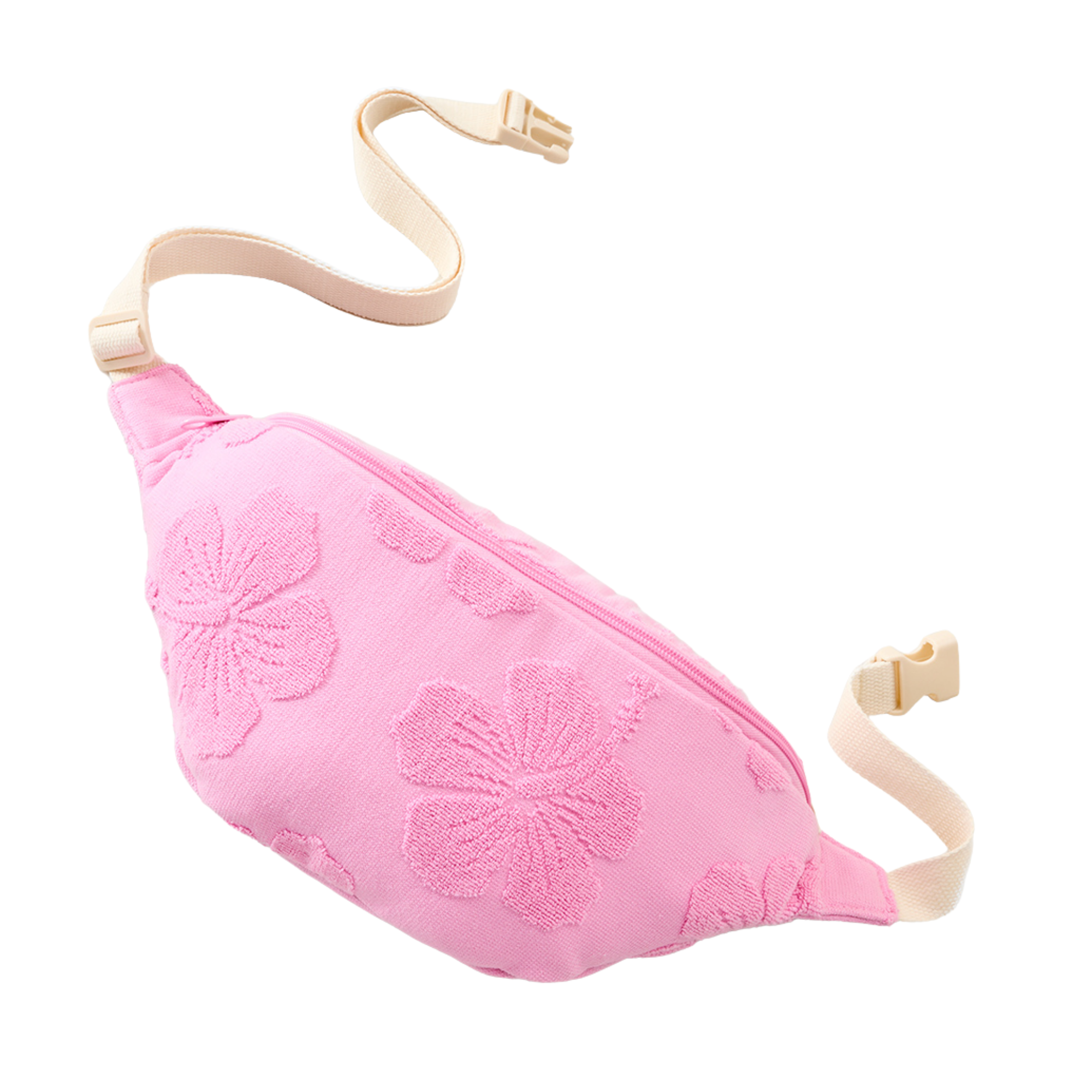 Rip Curl Mixed Terry Waist Bag (Pink)