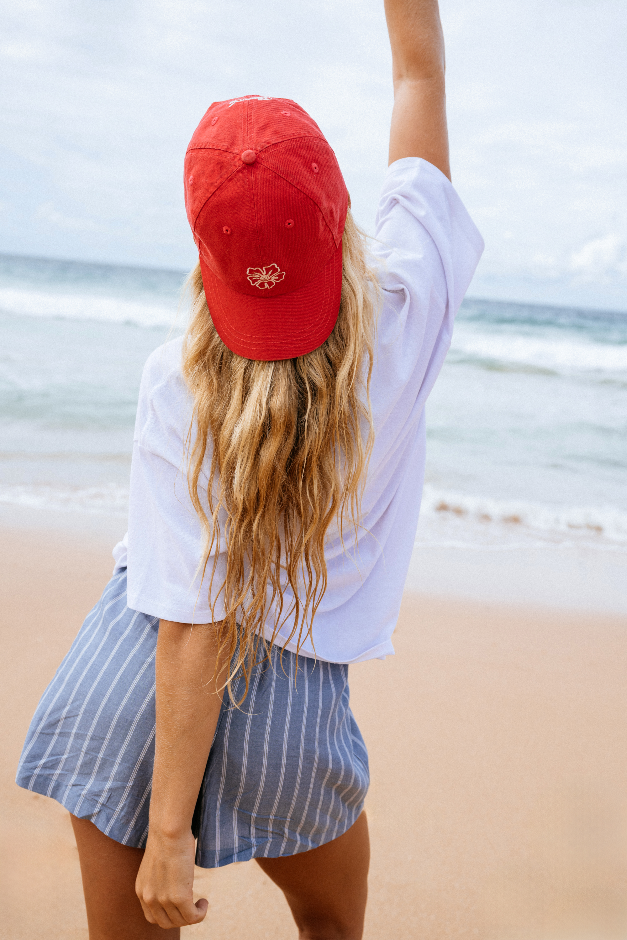 Rip Curl Unisex Mixed 6 Panel Cap (Deep Red)