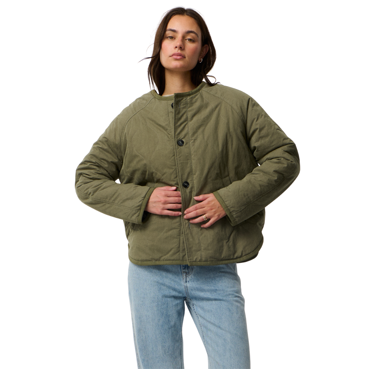 Rip Curl Women's Bossa Nova Reversible Fleece Jacket Military Green 0854 047WJA