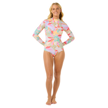 Load image into Gallery viewer, Rip Curl Women's Cala Vadella UPF50 Long Sleeve Surf/Swim Suit (Multico)