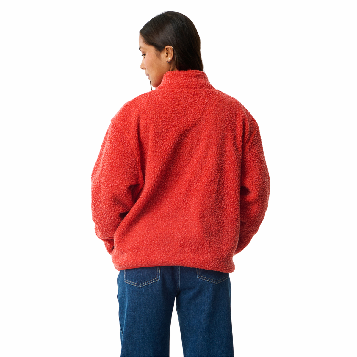 Rip Curl Women's Every Day Polar Full Zip Fleece (Red)