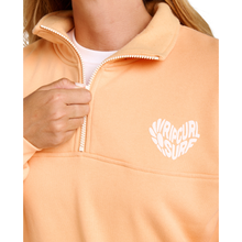 Load image into Gallery viewer, Rip Curl Women's Heart Half Zip Fleece (Peach)