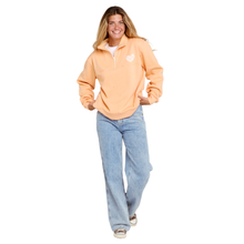 Load image into Gallery viewer, Rip Curl Women's Heart Half Zip Fleece (Peach)