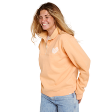 Load image into Gallery viewer, Rip Curl Women's Heart Half Zip Fleece (Peach)