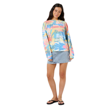 Load image into Gallery viewer, Rip Curl Women's Surf Side Relaxed Crew Neck Sweatshirt (Multi)