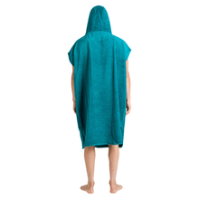 Load image into Gallery viewer, Robie Original - Adult Unisex Hooded Short Sleeve Changing Robe (Teal)