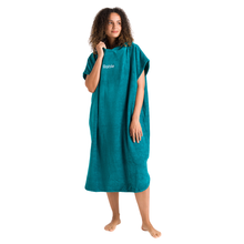 Load image into Gallery viewer, Robie Original - Adult Unisex Hooded Short Sleeve Changing Robe (Teal)