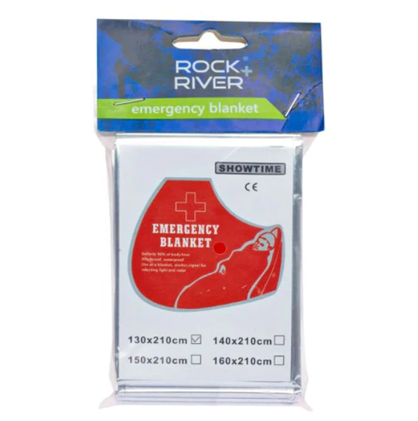 Rock N River Silver Emergency Blanket (130 x 210cm)