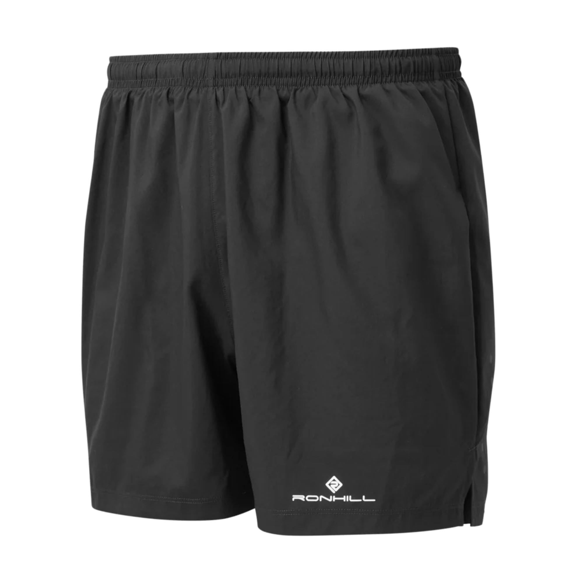 Ronhill Men's Core Running Shorts (Black/Bright White)(5in)