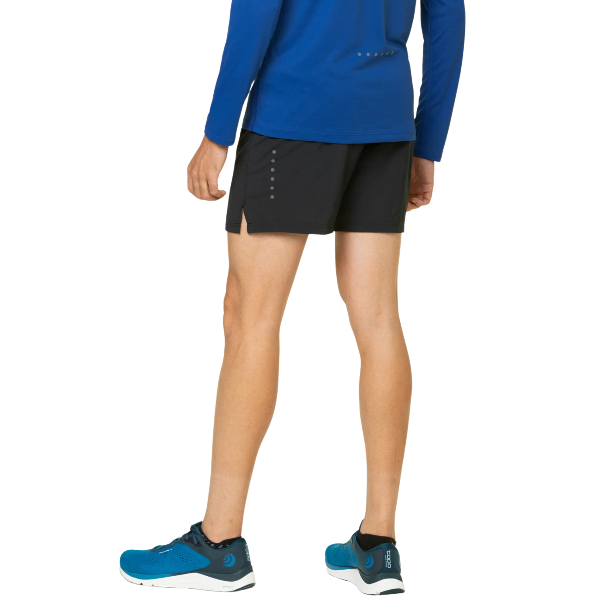 Ronhill Men's Core Running Shorts (Black/Bright White)(5in)