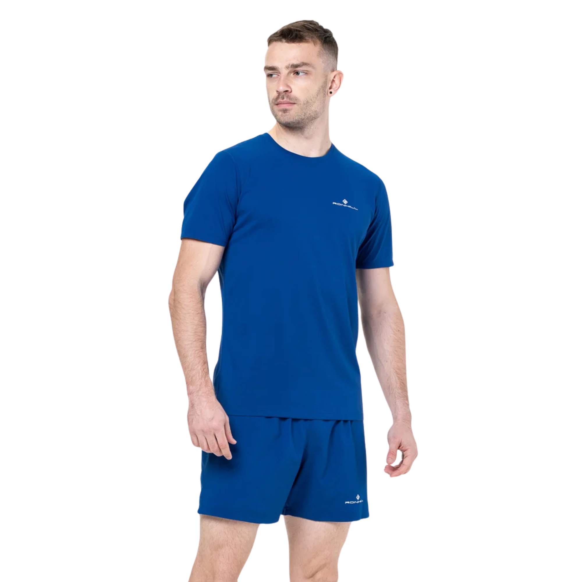 Ronhill Men's Core Short Sleeve Technical Tee (Dark Cobalt/Bright White)