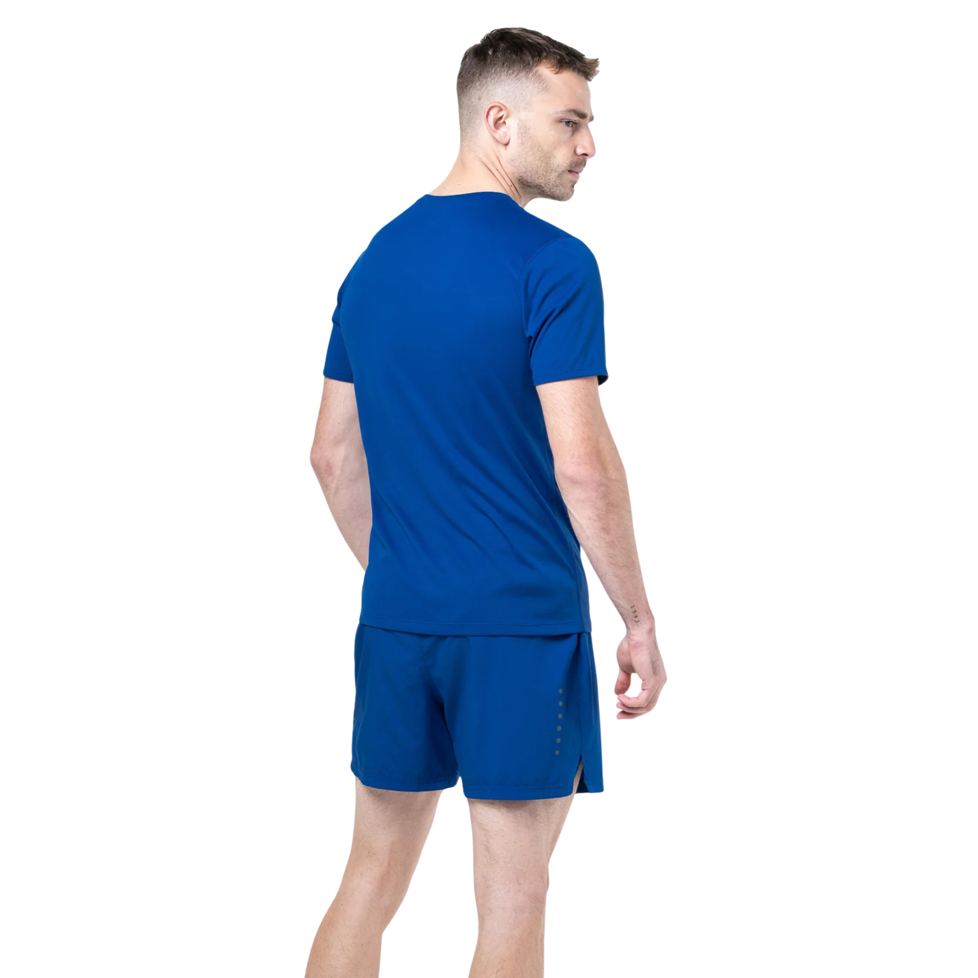 Ronhill Men's Core Short Sleeve Technical Tee (Dark Cobalt/Bright White)