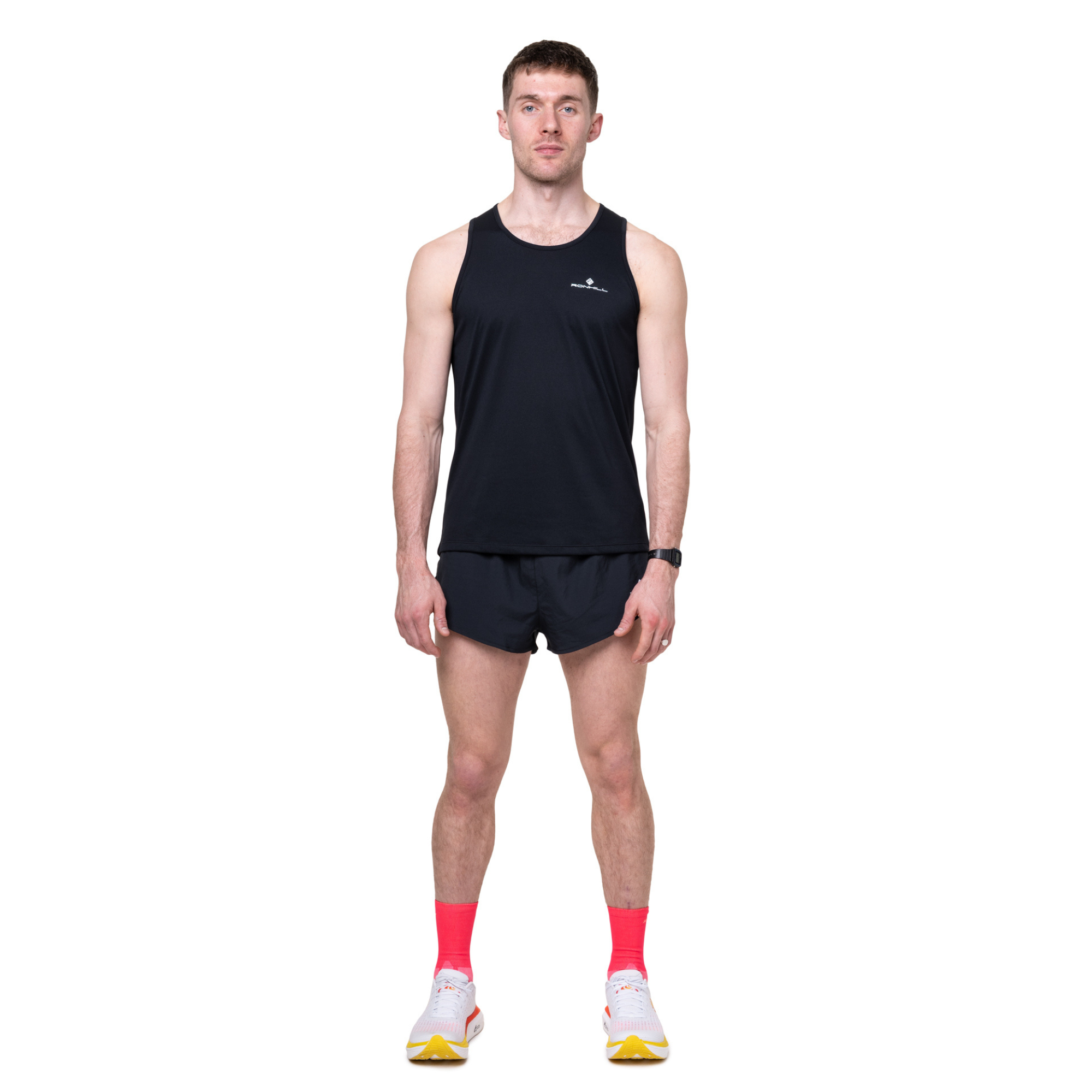 Ronhill Men's Core Technical Vest (Black/Bright White)