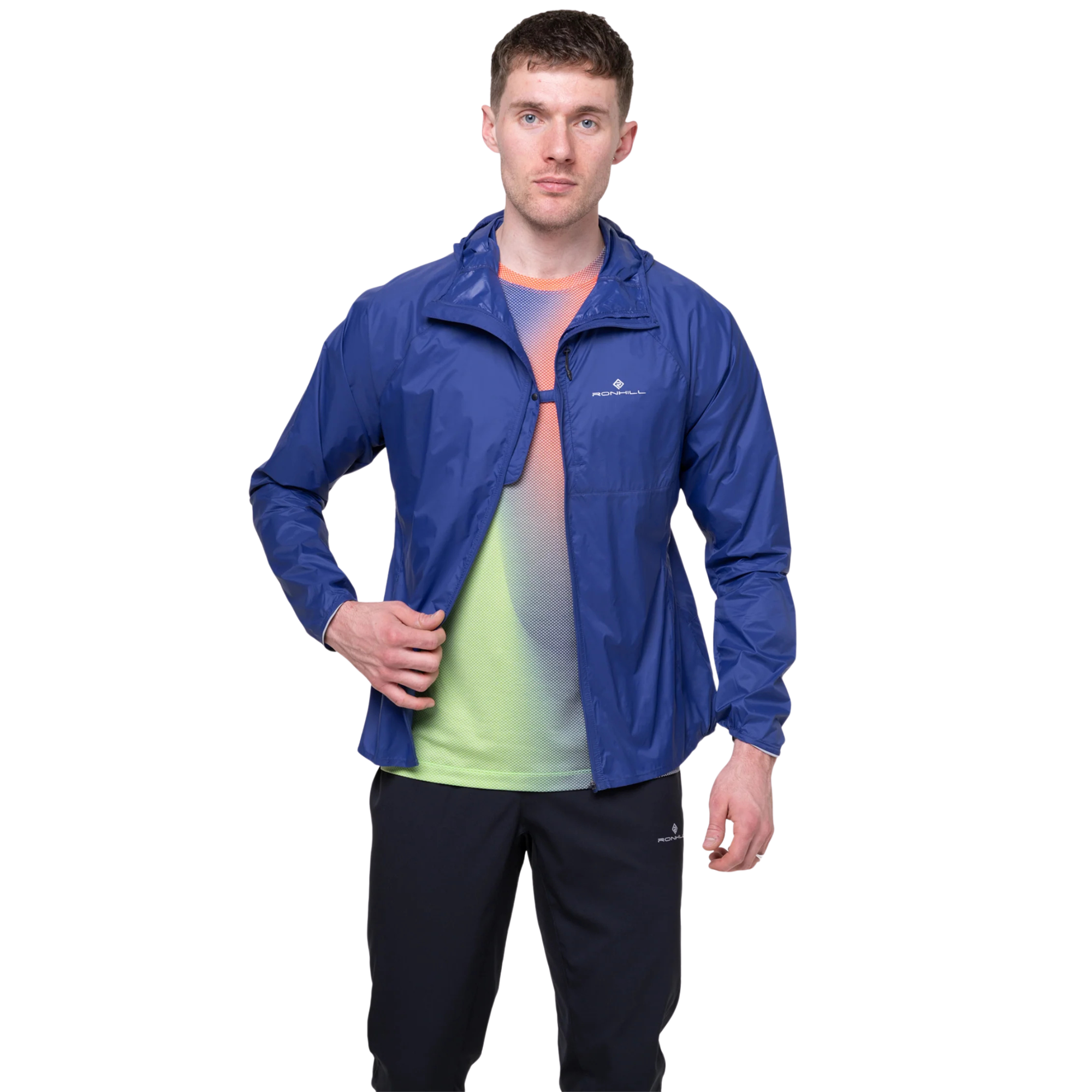Ronhill Men's Tech All-Terrain Windbreaker Jacket (Dark Cobalt)