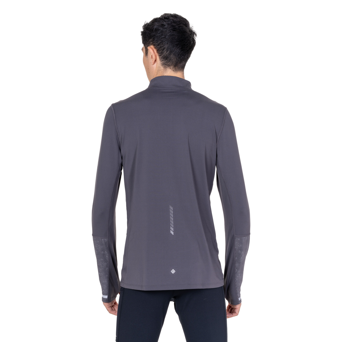 Ronhill Men's Tech Reflect Half Zip Base Layer Top (Oxide/Reflect)