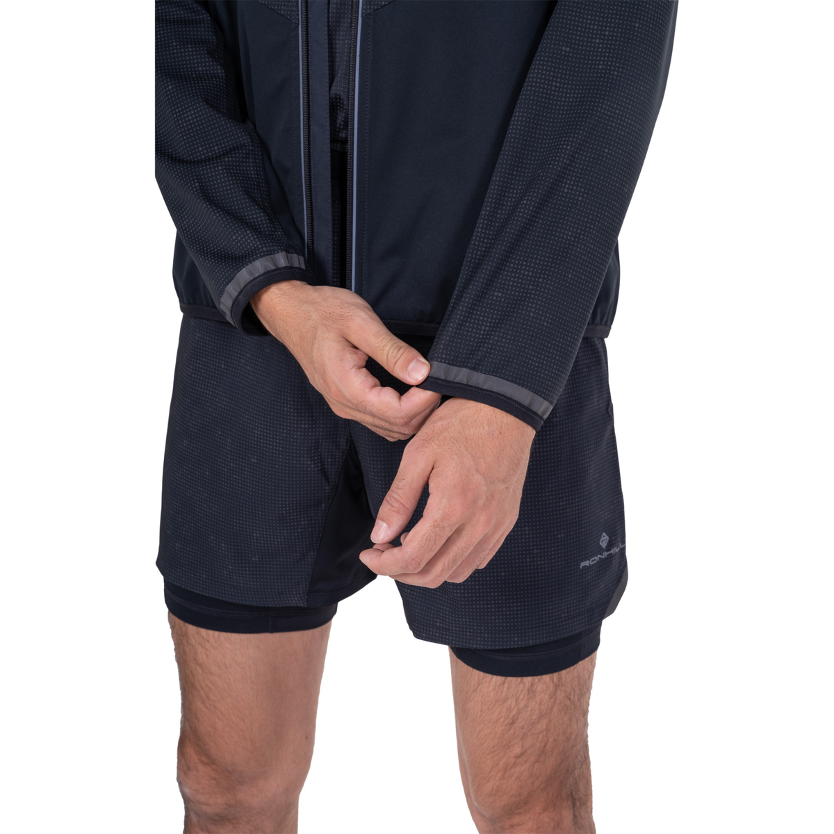 Ronhill Men's Tech Reflect Lux Jacket (Black/Reflect)