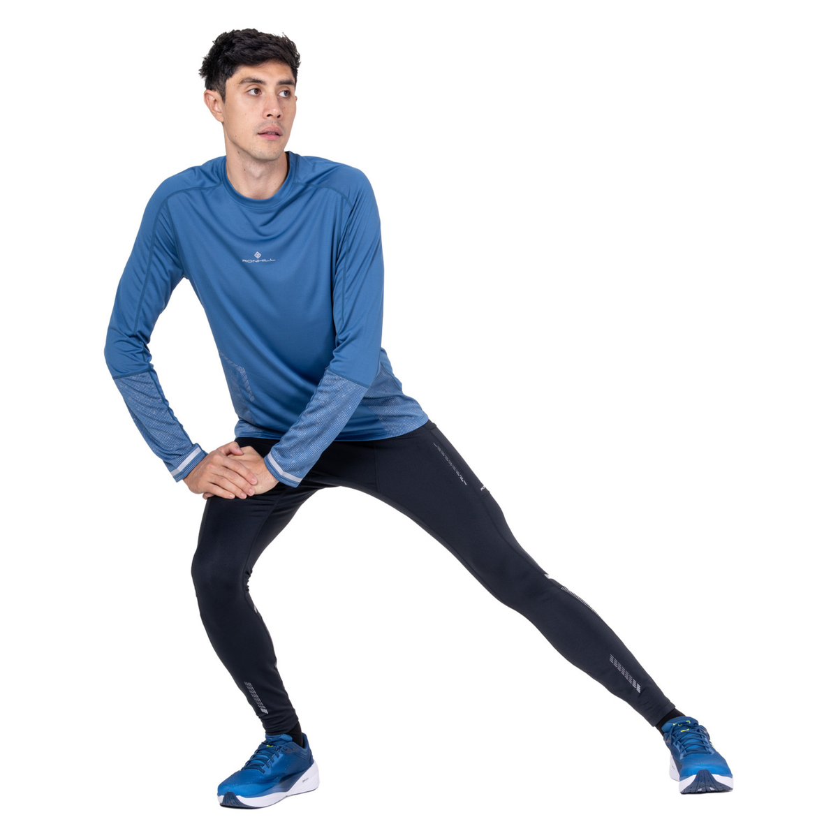 Ronhill Men's Tech Reflect Tights (Black/Reflect)