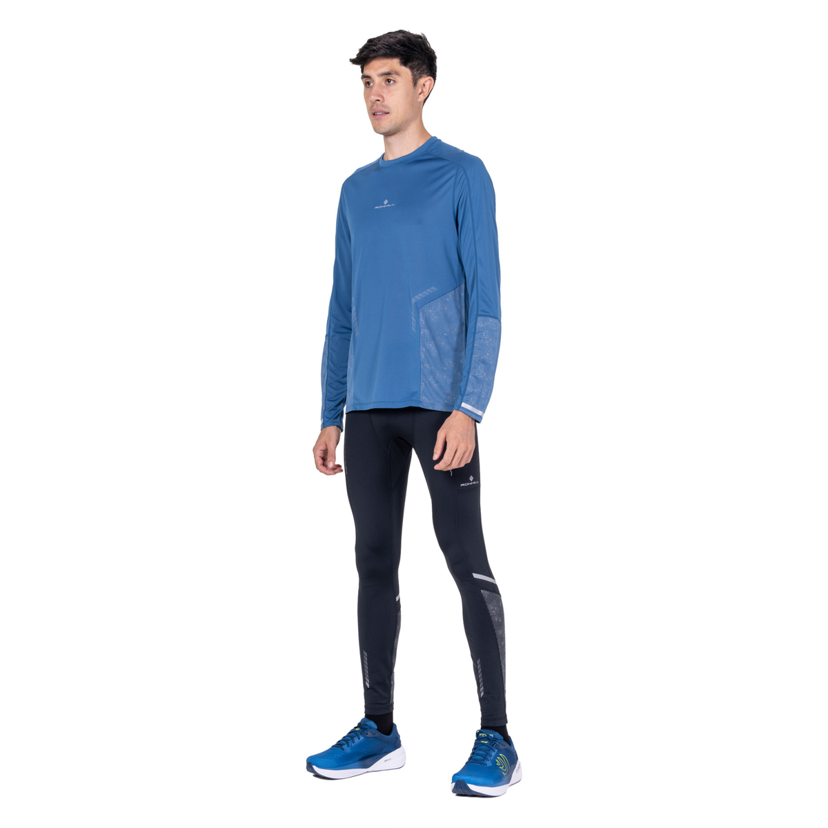 Ronhill Men's Tech Reflect Tights (Black/Reflect)