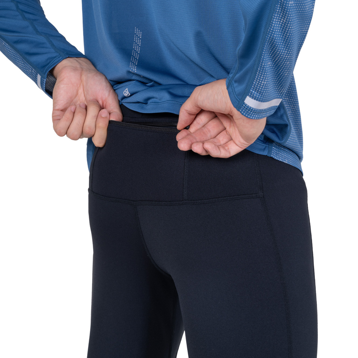 Ronhill Men's Tech Reflect Tights (Black/Reflect)