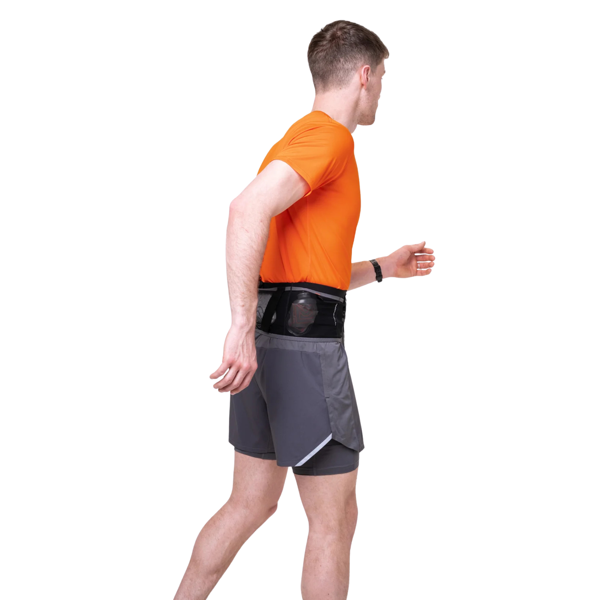 Ronhill Unisex Speed 360 Running Belt (Black/Ronhill Red)
