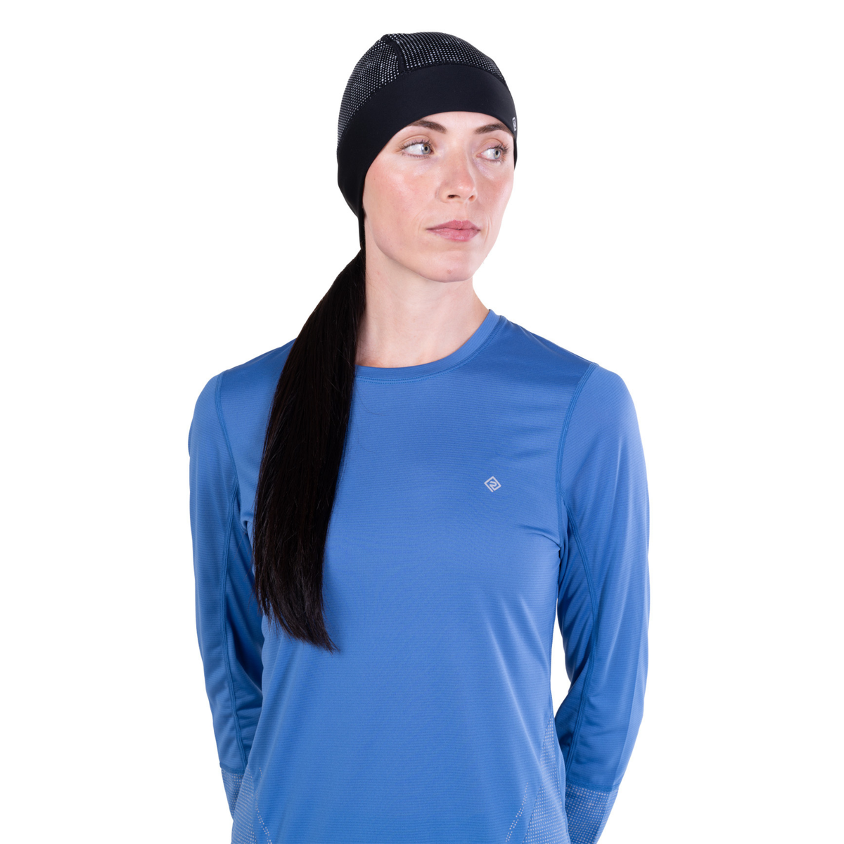 Ronhill Unisex Reflect Beanie Hat (Black/Reflect)