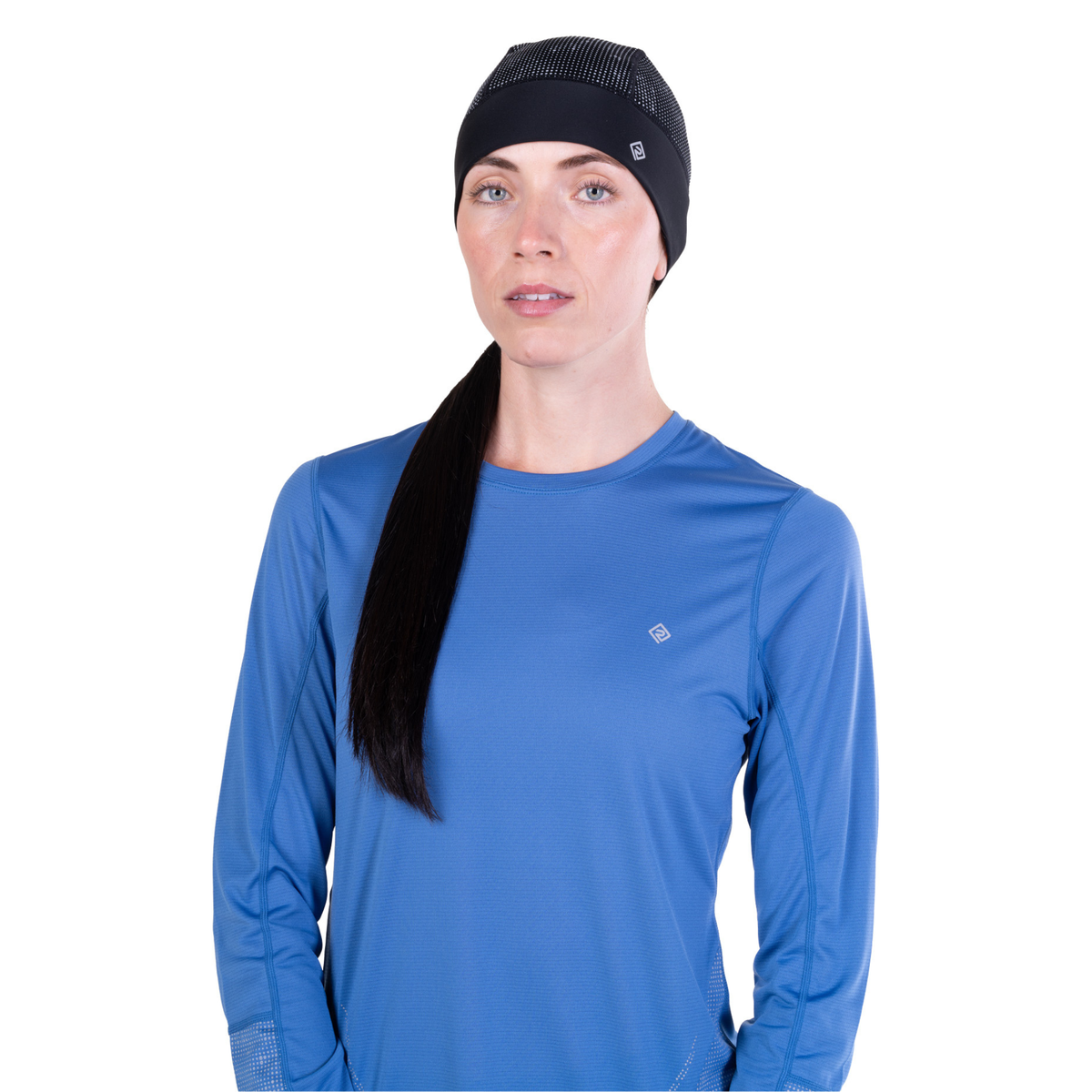 Ronhill Unisex Reflect Beanie Hat (Black/Reflect)