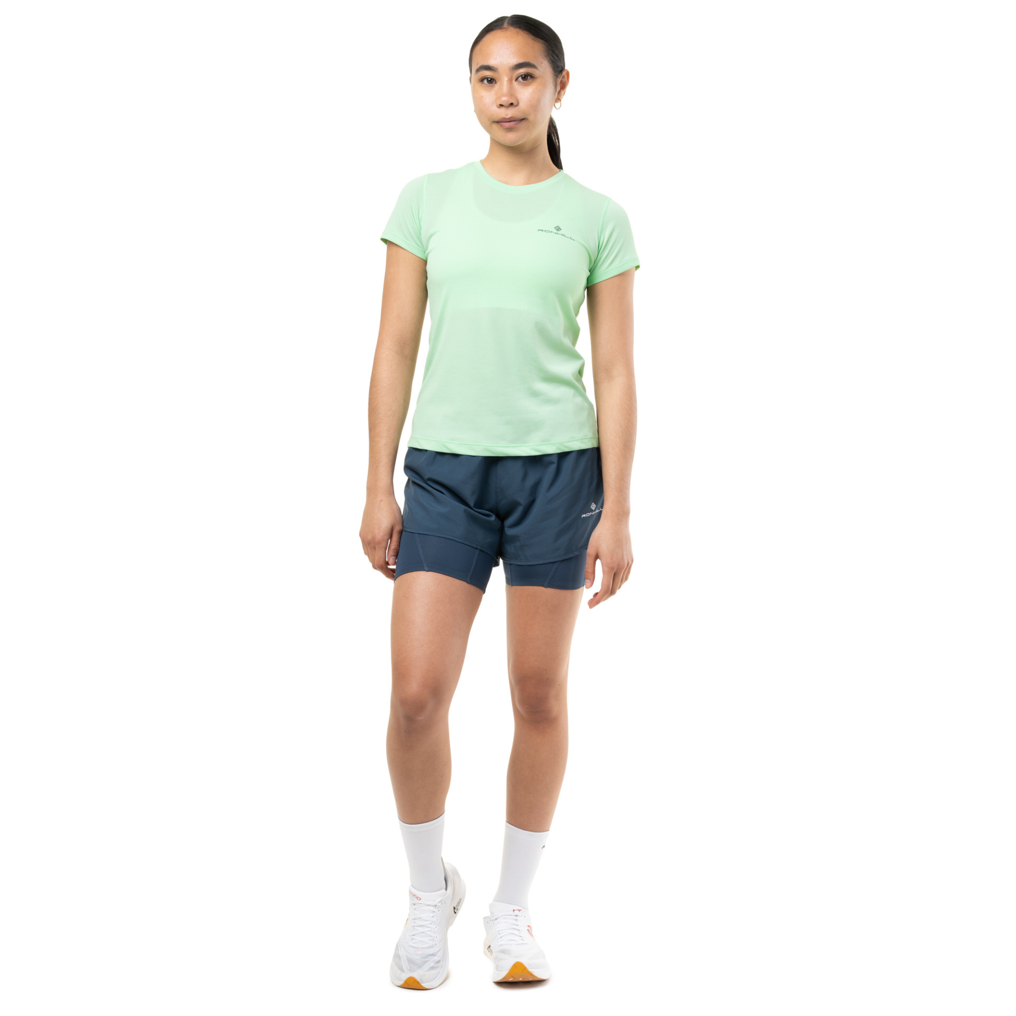 Ronhill Women's Core Short Sleeve Technical Tee (Seafoam/Laurel)