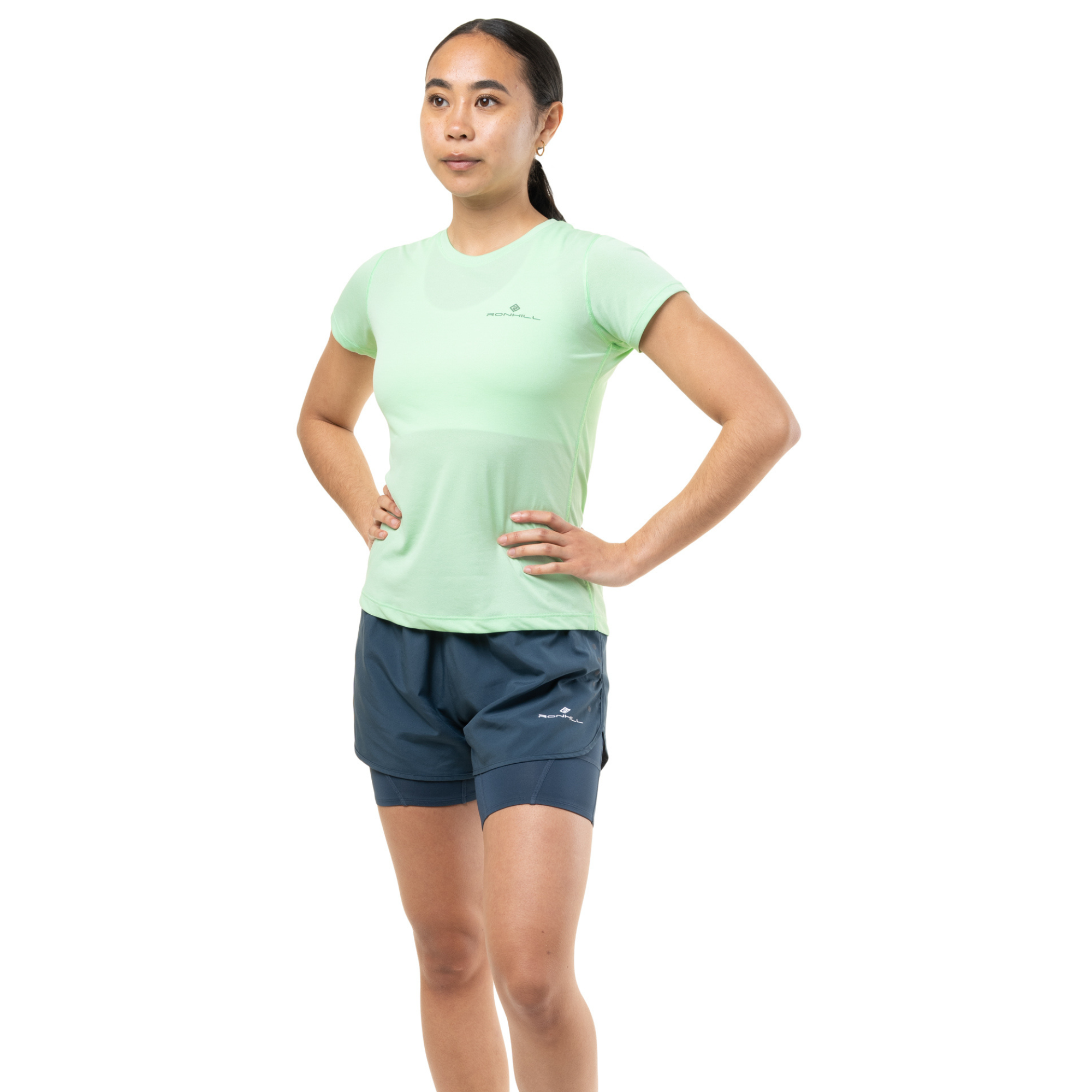 Ronhill Women's Core Short Sleeve Technical Tee (Seafoam/Laurel)