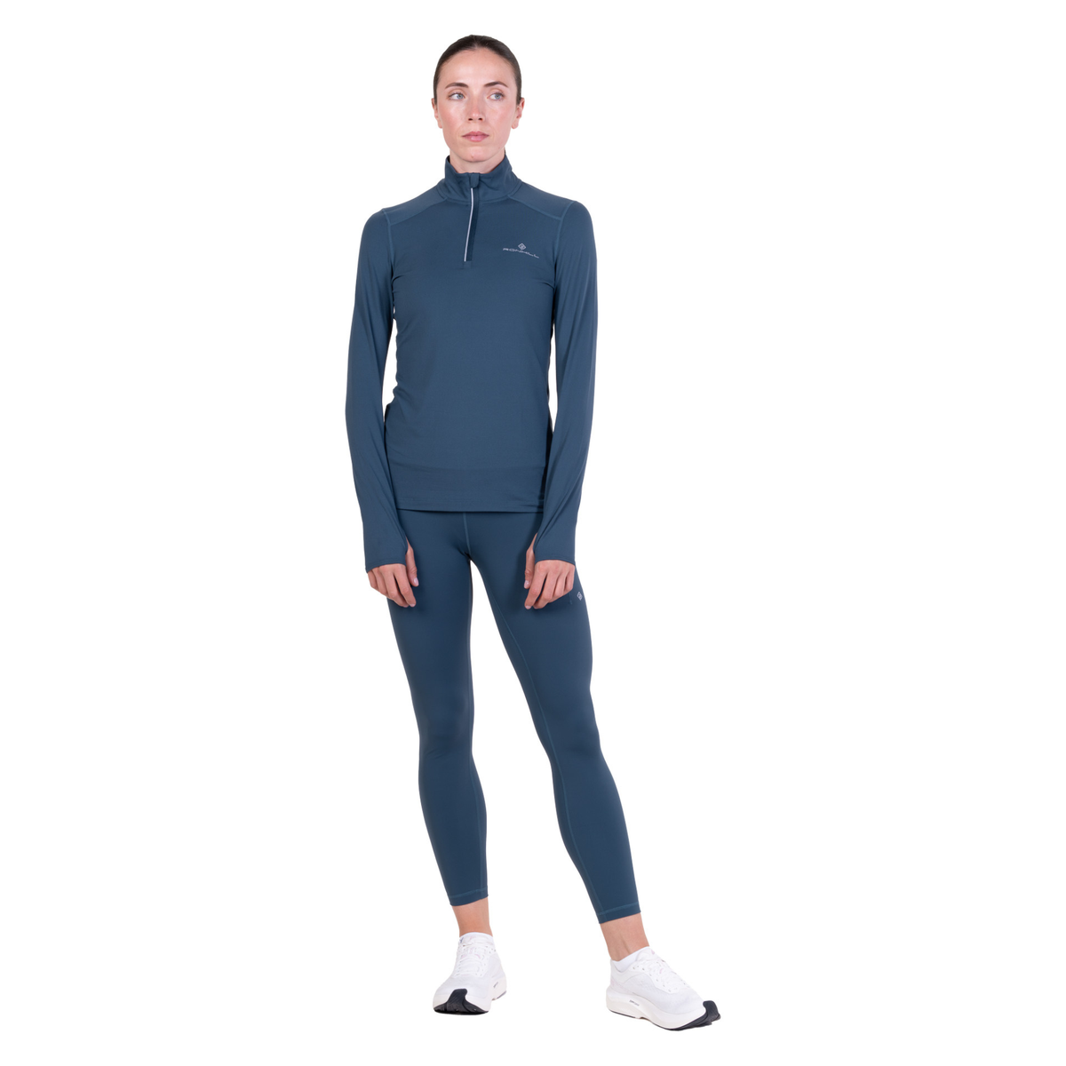 Ronhill Women's Core Thermal Half Zip Base Layer Top (Evening Haze)