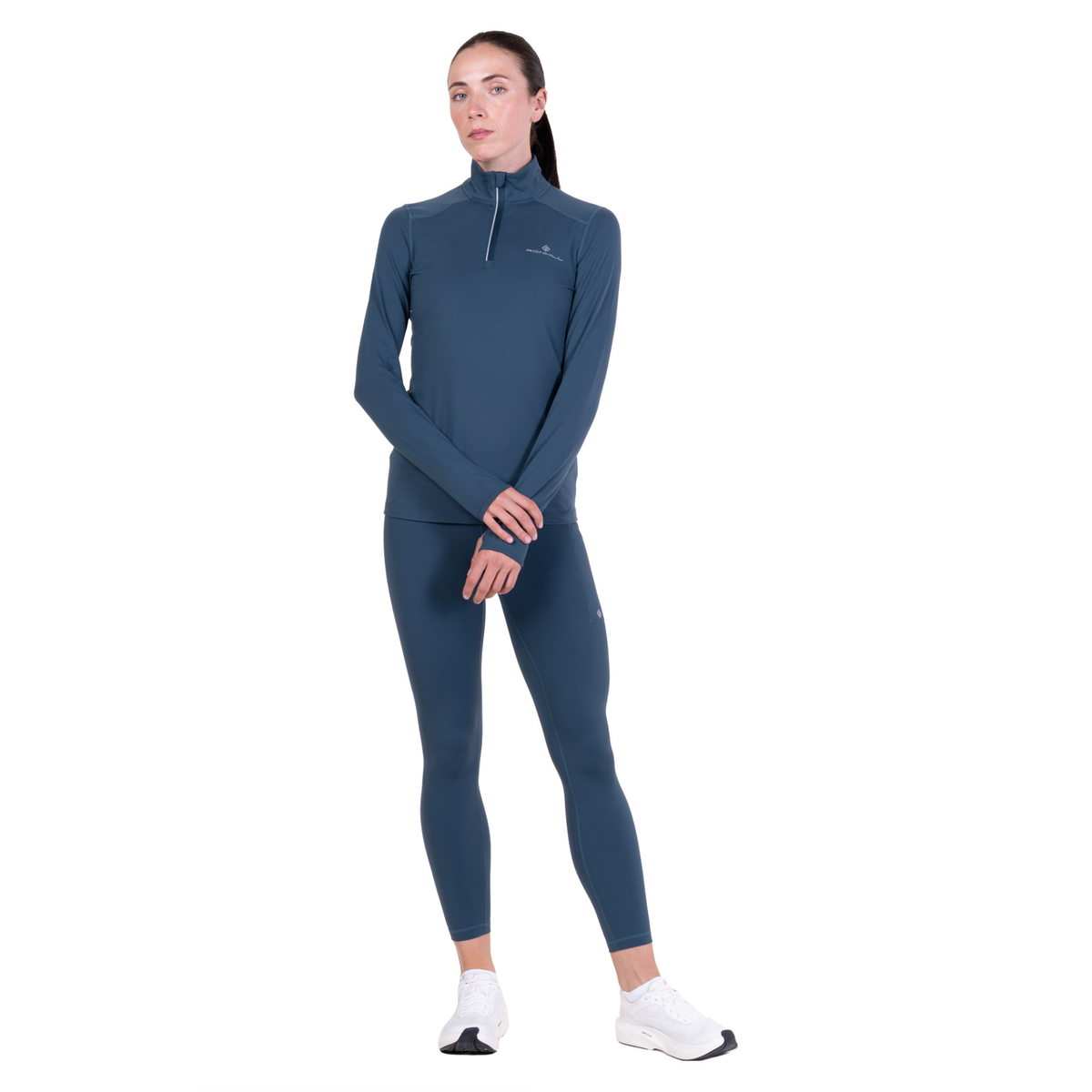 Ronhill Women's Core Thermal Half Zip Base Layer Top (Evening Haze)