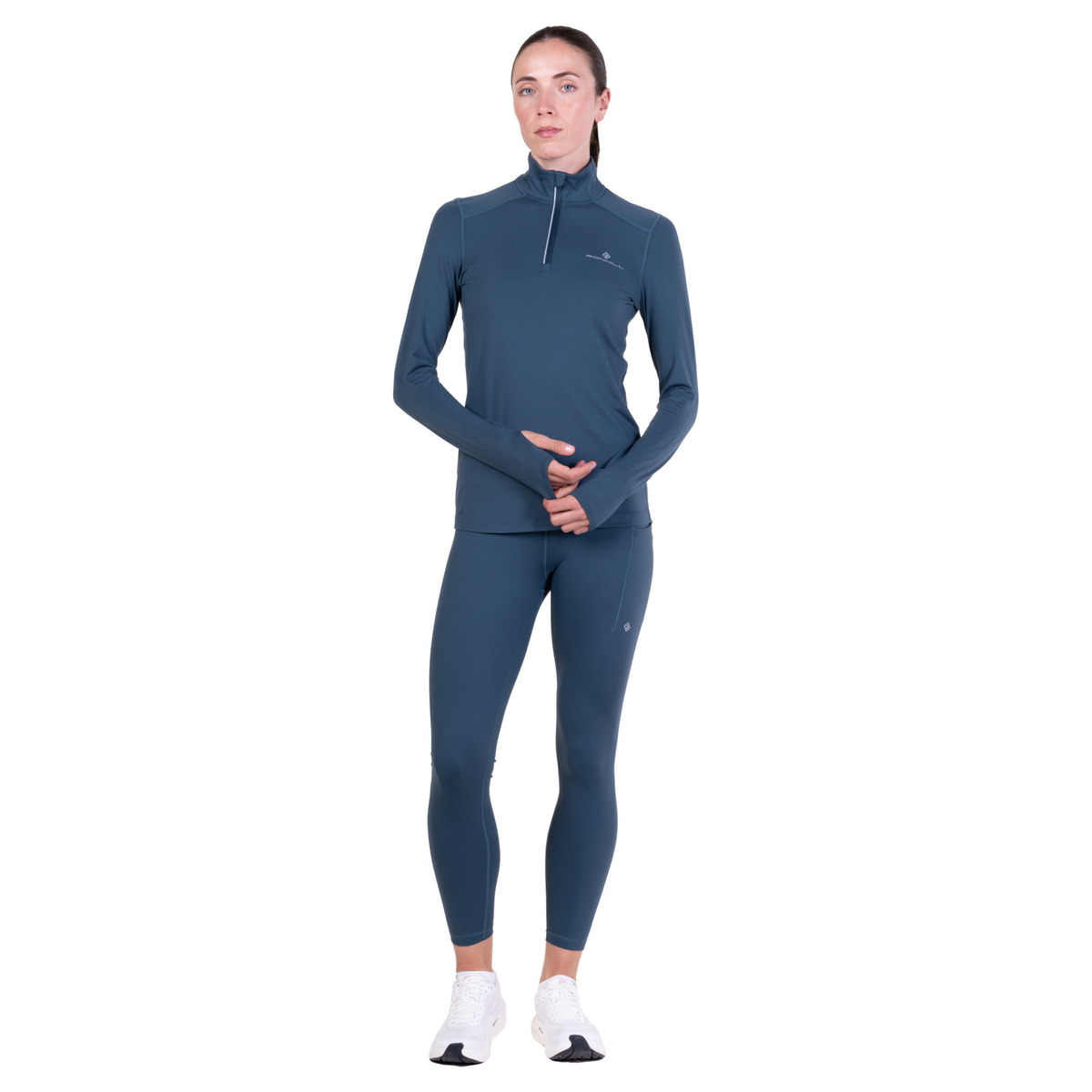 Ronhill Women's Core Thermal Half Zip Base Layer Top (Evening Haze)