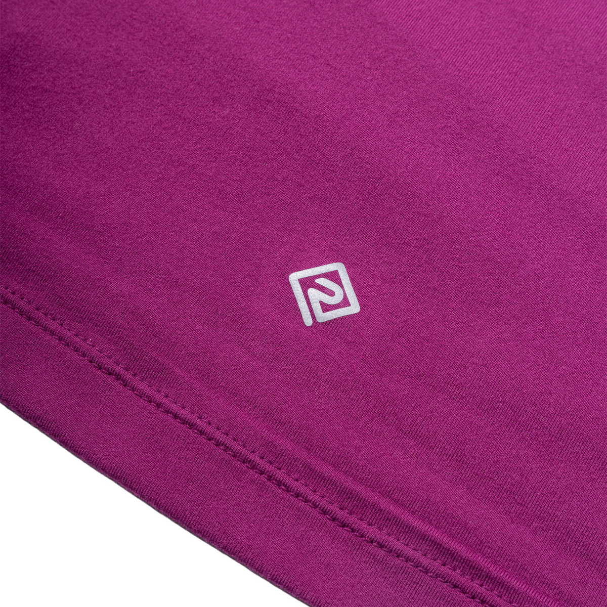 Ronhill Women's Tech Reflect Half Zip Base Layer Top (Blackcurrant/Reflect)